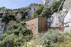 
Water pumphouse along the 'Mediterranian Steps', Gibraltar, May 2016