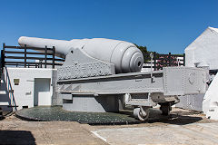 
The 100 ton gun at Rosia Bay, Gibraltar, June 2018