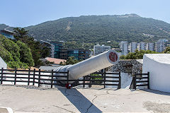
The 100 ton gun at Rosia Bay, Gibraltar, June 2018