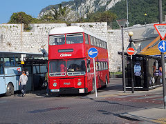 
Leyland bus at Casemates Gate bus station, Gibraltar, March 2014