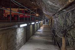 
The World War 2 public tunnels just closed for the day, Gibraltar, March 2014