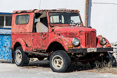 
Russian GAZ69 jeep, Agios Prokopios, Naxos, October 2015