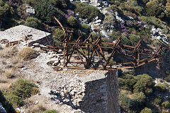 
Halfway station on the Lionas ropeway, Naxos, October 2015