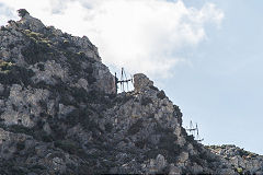 
A pylon on the Lionas ropeway, Naxos, October 2015