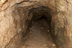 
North bank lower level at Stravolagada, Naxos, October 2015