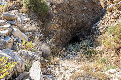 
North bank upper level at Stravolagada, Naxos, October 2015