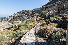 
Storage bins tramway at Stravolagada, Naxos, October 2015