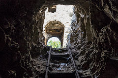 
The level at the top of the hill to Lionas looking up, Naxos, October 2015