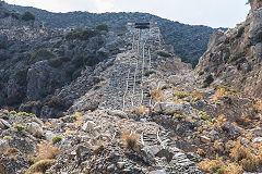 
Looking up from the gallery, Naxos, October 2015