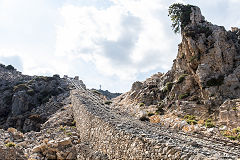 
Looking up from the gallery, Naxos, October 2015