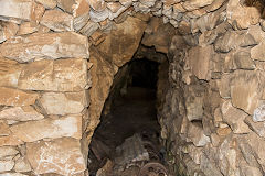 
Level in the building at Lionas Hill, Naxos, October 2015