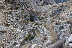 
Lionas Hill gallery towards the incline, Naxos, October 2015