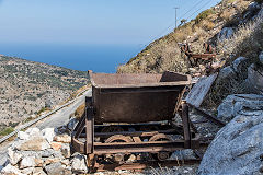 
Roadside level 2 with 'L' shaped tramway, Naxos, October 2015