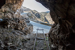 
Looking out of roadside level 3, Naxos, October 2015