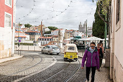 
Tramway lines in Lisbon, May 2016