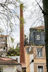 
One of Lisbon's many chimneys, May 2016