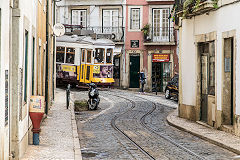 
Tram No 577 at Lisbon, May 2016