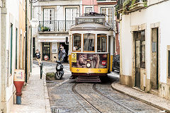 
Tram No 577 at Lisbon, May 2016