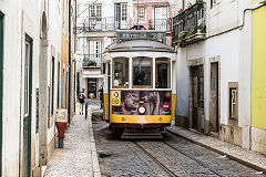 
Tram No 577 at Lisbon, May 2016