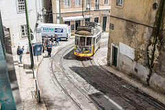 
Tram No 582 at Lisbon, May 2016