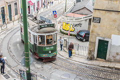 
Tram No 735 at Lisbon, May 2016