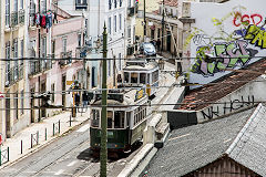 
Trams Nos 735 and 541 at Lisbon, May 2016