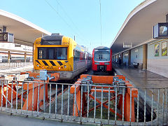 
CP units 2290 and 3575 at Santa Apononia Station, Lisbon, March 2014