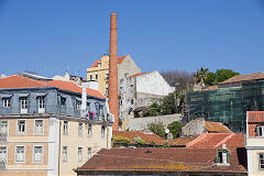 
Another of Lisbon's many chimneys, March 2014