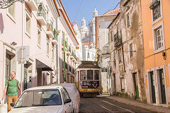 
Tram No 578 at Lisbon, March 2014