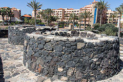 The two-pot limekiln, Caleta de Fuste, Fuerteventura, March 2019