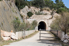 
Son Servera tunnel on the Arta Railway, Mallorca, October 2019