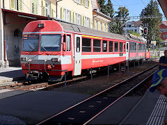 
Altstatten line trailer car '117' at Gais, September 2022