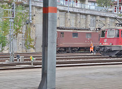 
BLS '191' and SBB '420 324' at Speiz, September 2022