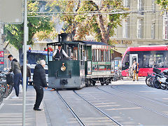 
Bern steam tram '12' and trailer, September 2022