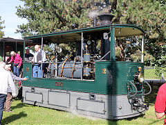 
Bern steam tram '12' and trailer, September 2022