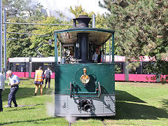 
Bern steam tram '12' and trailer, September 2022