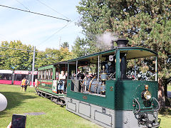 
Bern steam tram '12' and trailer, September 2022