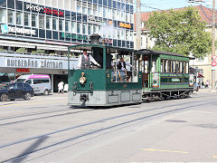 
Bern steam tram '12' and trailer, September 2022