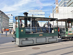 
Bern steam tram '12' and trailer, September 2022