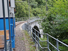 
Lausanne tram '28' between Blonay and Chamby, September 2022 