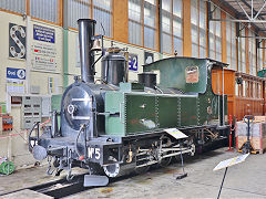 
Lausanne to Bercher Railway '5' at Blonay Museum, September 2022 
