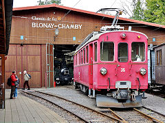 
RhB '35' at Blonay Museum, September 2022 