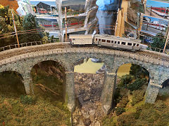 
Model of the viaduct at Blonay Museum, September 2022 