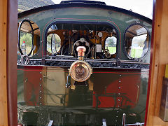 
FOB '704' through the front carriage at Realp, September 2022