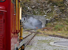 
The East entrance to Furka tunnel, September 2022