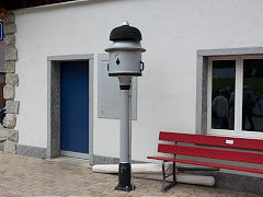 
The station bell at Realp, September 2022