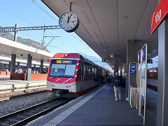 
MGB train at Visp, September 2022