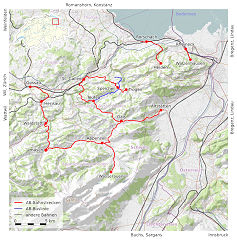 
The Appenzell Railway network