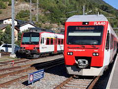 
RA '527 040' and '560 409' at Martigny, September 2022