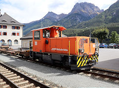 
RhB '111' at Scuol Tarasp, September 2022